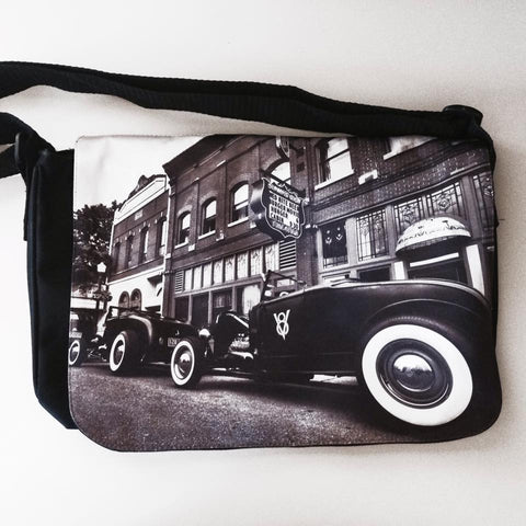 Row of Roadsters Shoulder Bag
