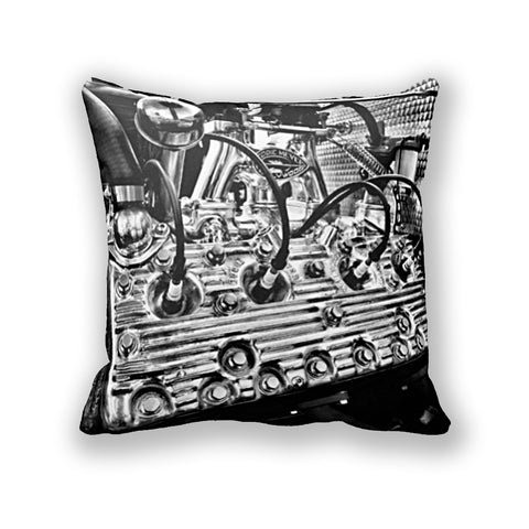 Ford Flathead Throw Pillow