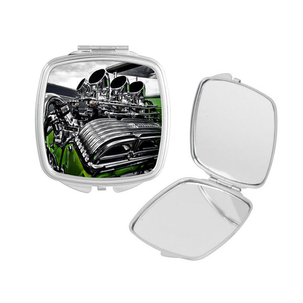 Chevy Engine Compact Mirror