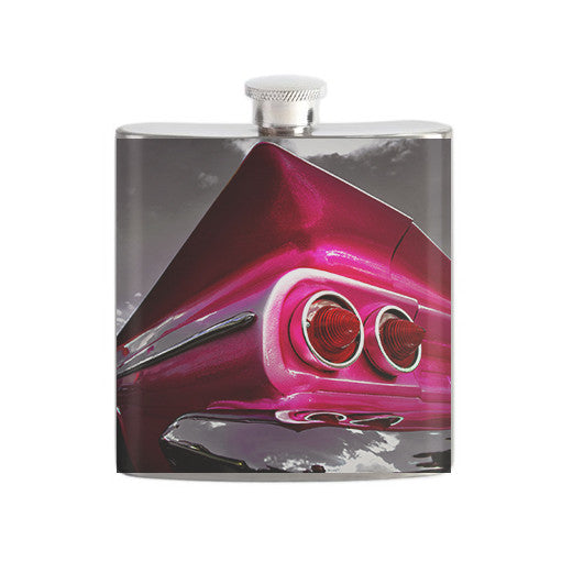 Pink Chevy Flask