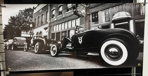 Row of Roadsters Banner