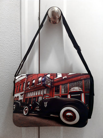 Color Row of Roadsters Shoulder Bag