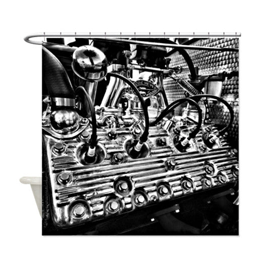 Ford Flathead Shower Curtain